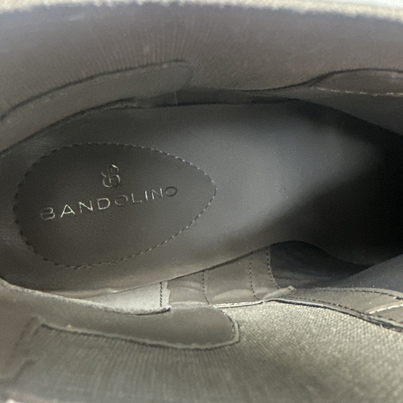 BANDOLINO Womens 6 Beige Short Boot Bari Pointy Toe Kitten‎ Heel Suede Booties - Picture 8 of 10